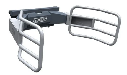 Pince balles enrubannées