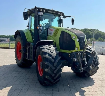 Claas AXION 870 CMATIC CEBIS, FKH + FZW