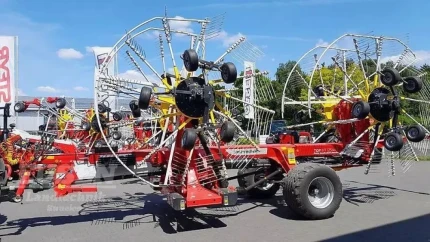 Pottinger SCHWADER 12540 C VORFüHRMASCHINE 4 KREISELSCHWADER