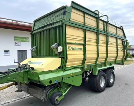 Krone TITAN 6/48 GL ALL IN - EIN GROßER SCHWINGEN-LADEWAGEN MIT DRUCKLUFTBREMSE