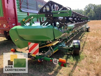 John Deere 640X MIT SCHNEIDWERKSWAGEN