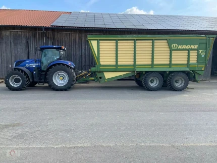 Krone TX 460 HäCKSEL TRANSPORTWAGEN ZWANGSLENKUNG KRATZBODEN