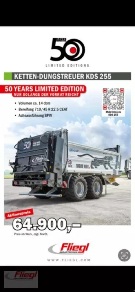 Fliegl KDS 255 AKTION 50 JAHRE