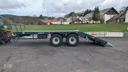 Dinapolis 7,5M BALLENWAGEN HYDRAULISCH ABSENKBARE RAMPE DRUCKLUFT LED