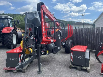 Krpan FORSTANHäNGER GP 8 DF + FORSTKRAN GD 7,6 K