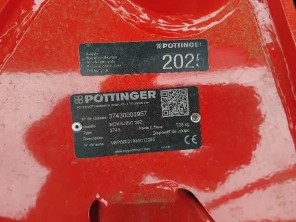 Pottinger NOVADISC 302