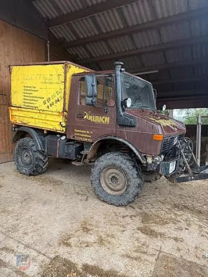 Mercedes Benz 424 AGRAR OM366 140 PS HECKKRAFTHEBER KIPPER ZAPFWELLE