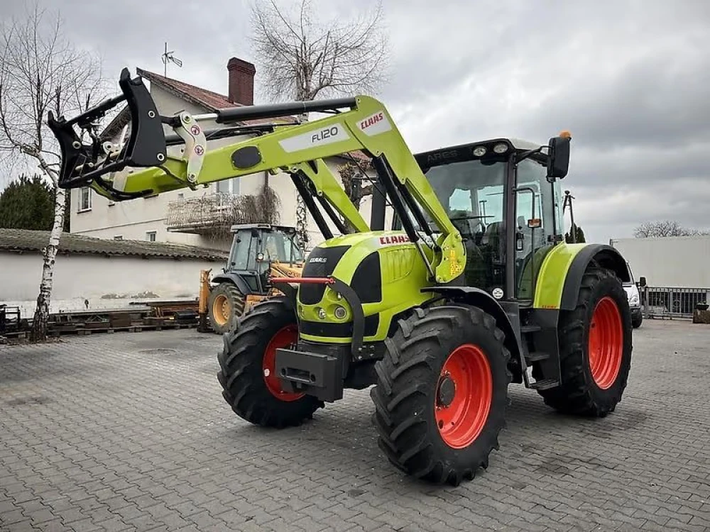 Claas ARES 617 ATZ + CLAAS FL120 d'occasion — photo 1