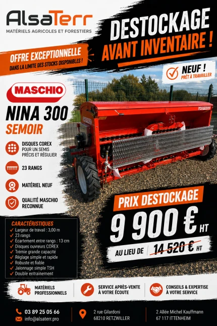 Semoir - 3M - Semoir en ligne - 2024