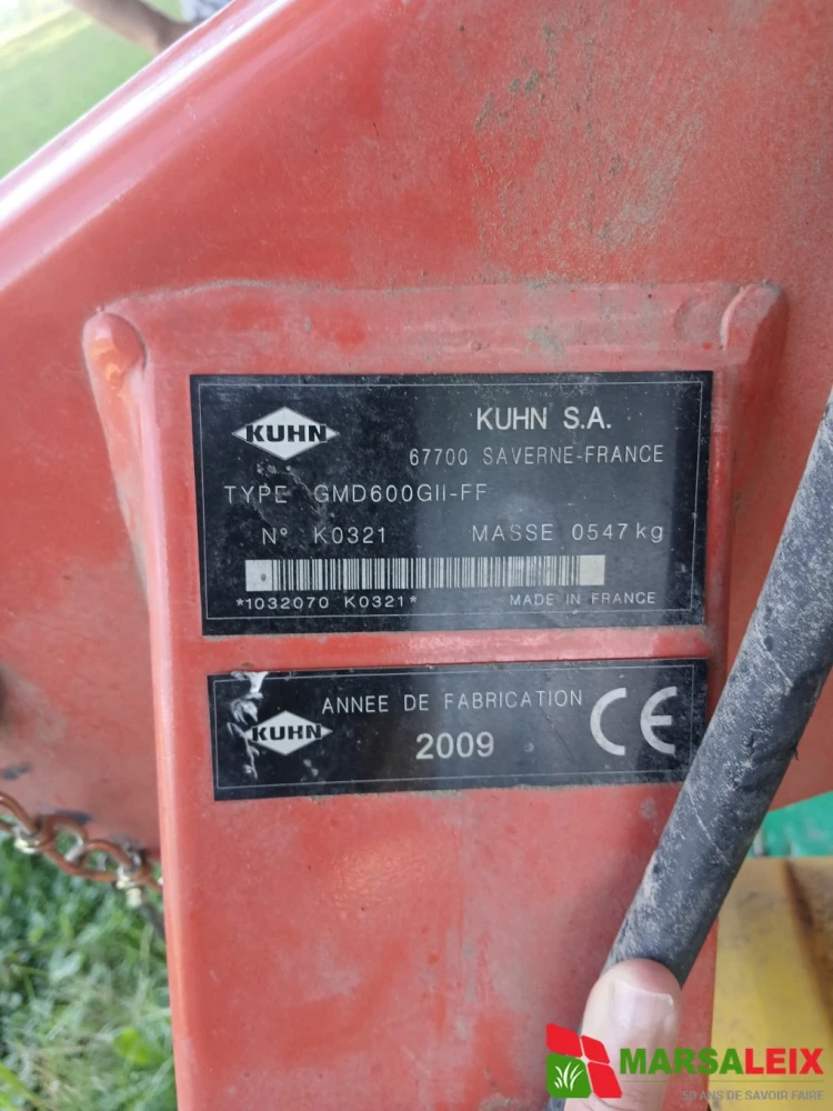 Kuhn GMD 600 GII d'occasion — photo 4
