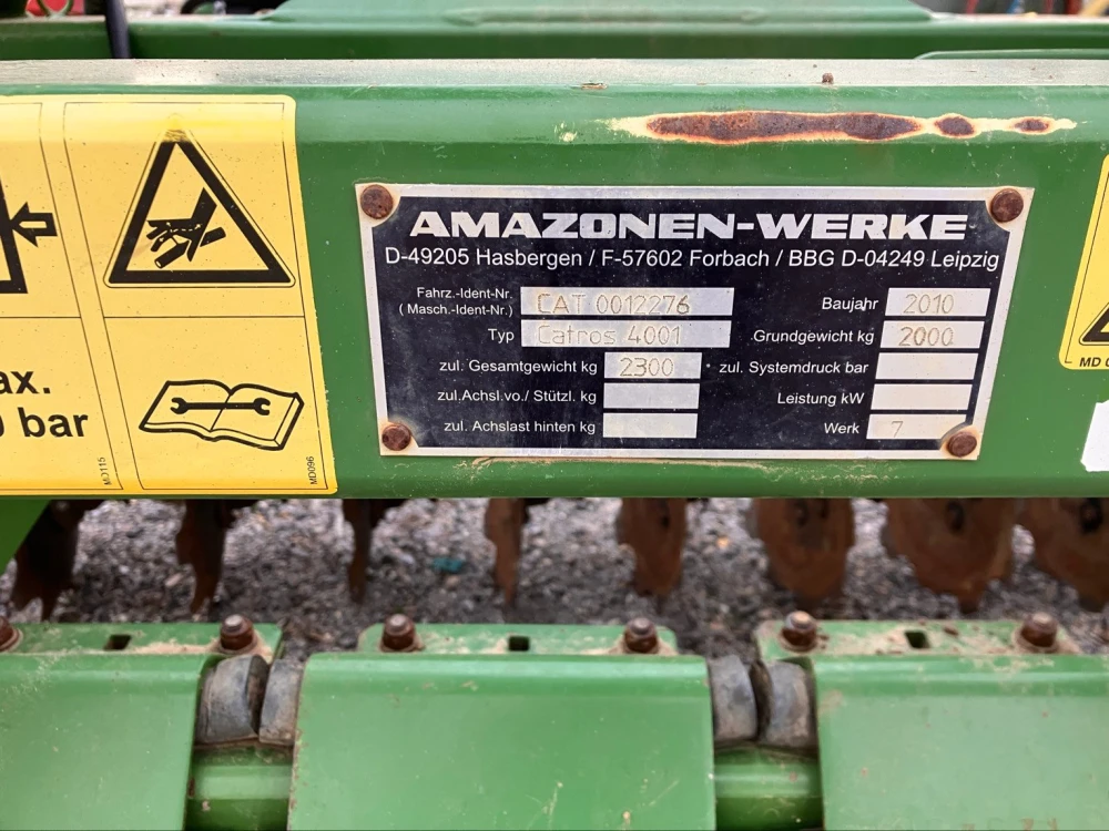 Amazone CATROS 4001 d'occasion — photo 8