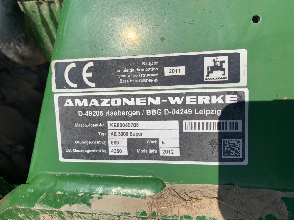Amazone KE 3000 SUPER + AD 3000 SPECIAL d'occasion — photo 6