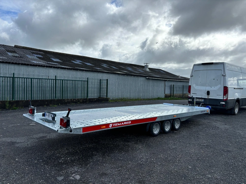 Temared TEMARED REMORQUE PLATEAU VOITURE 5820/3 3,5T  d'occasion — photo 1