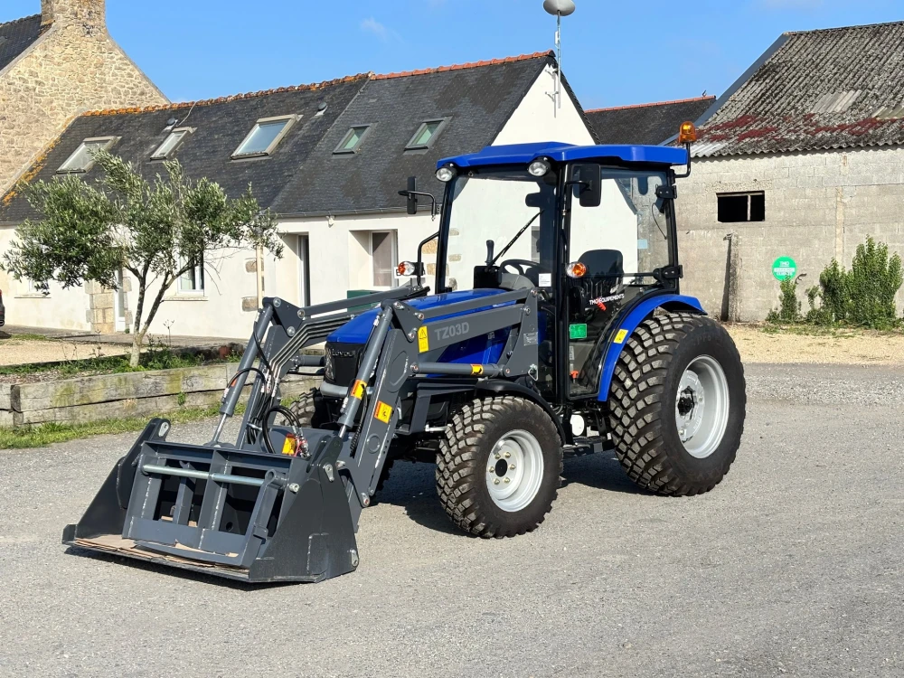 Lovol M404C AVEC CHARGEUR FRONTAL - ROUE GAZON XL d'occasion — photo 8